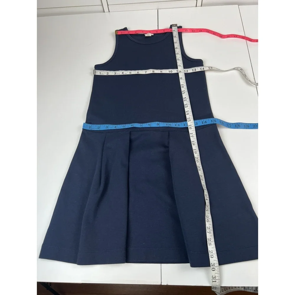 J.Crew Crewcuts Girls Sleeveless Ponte Uniform Dress Navy Size 10